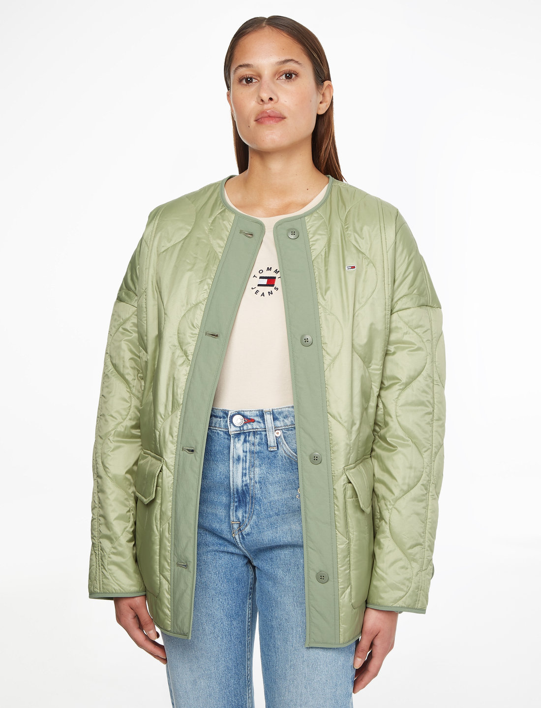 letterlijk Onderzoek servet Tommy Jeans Tjw Oversize Onion Quilt Jacket - 179.90 €. Buy Quilted jackets  from Tommy Jeans online at Boozt.com. Fast delivery and easy returns