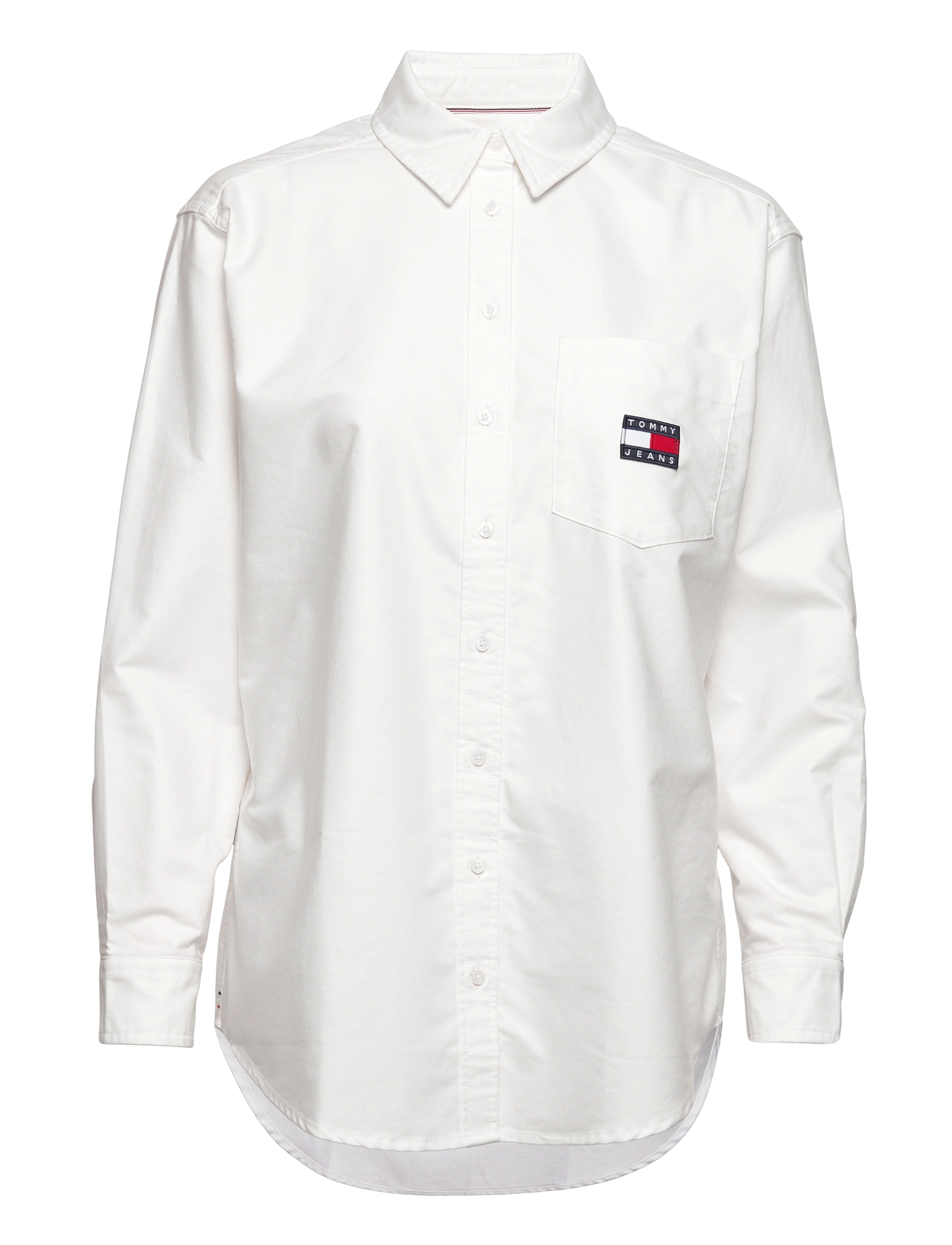 Tommy Jeans - TJW BADGE BOYFRIEND SHIRT - white - 1