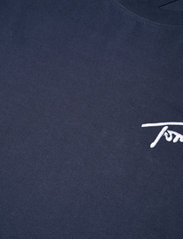 Tommy Jeans - TJW CRV SIGNATURE TEE DRESS - t-shirts & tops - twilight navy - 2