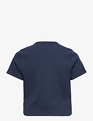 Tommy Jeans - TJW CRV RIB CENTER BADGE SS - t-shirts - twilight navy - 1