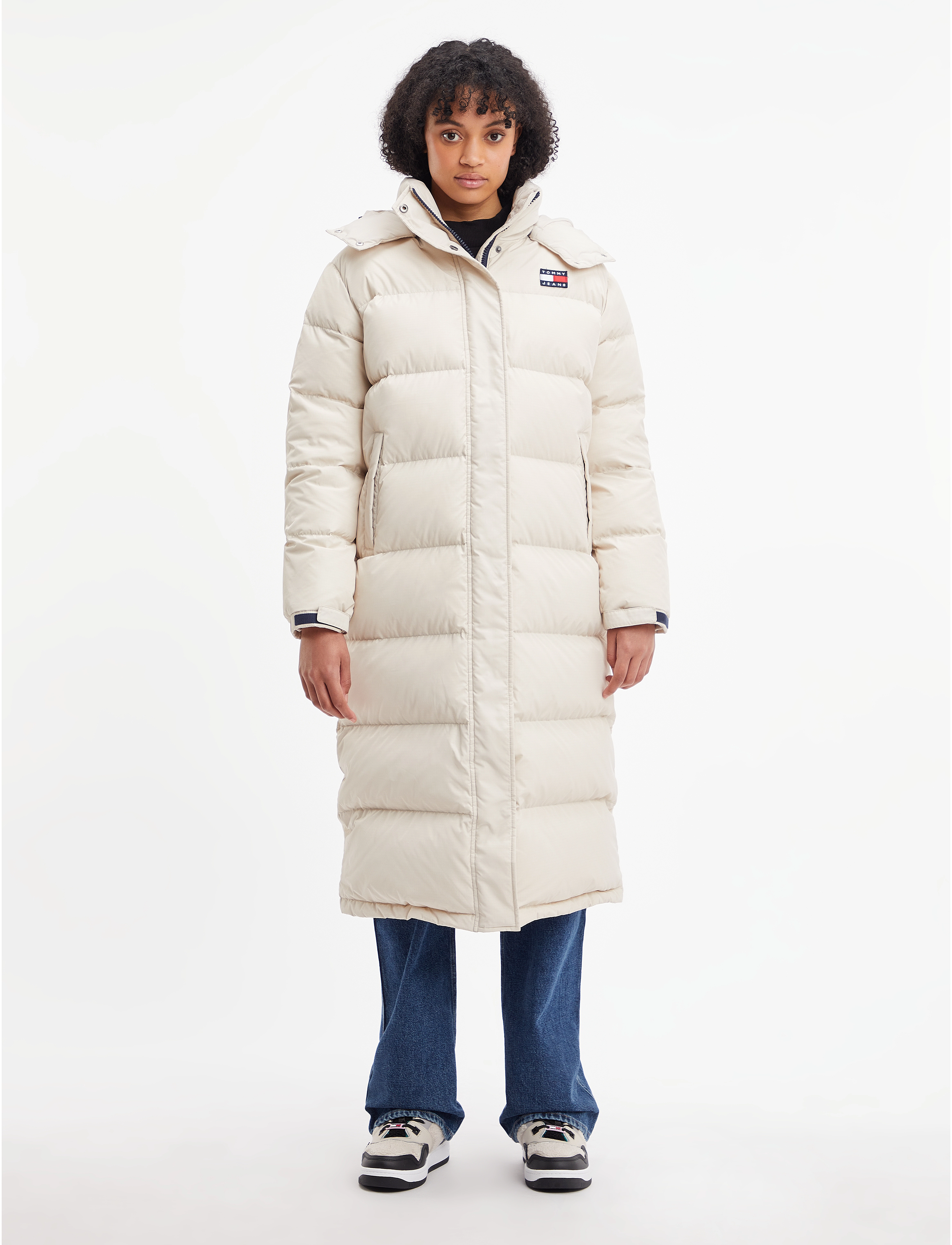 Tommy Jeans - TJW ALASKA LONG PUFFER - stony beige - 2