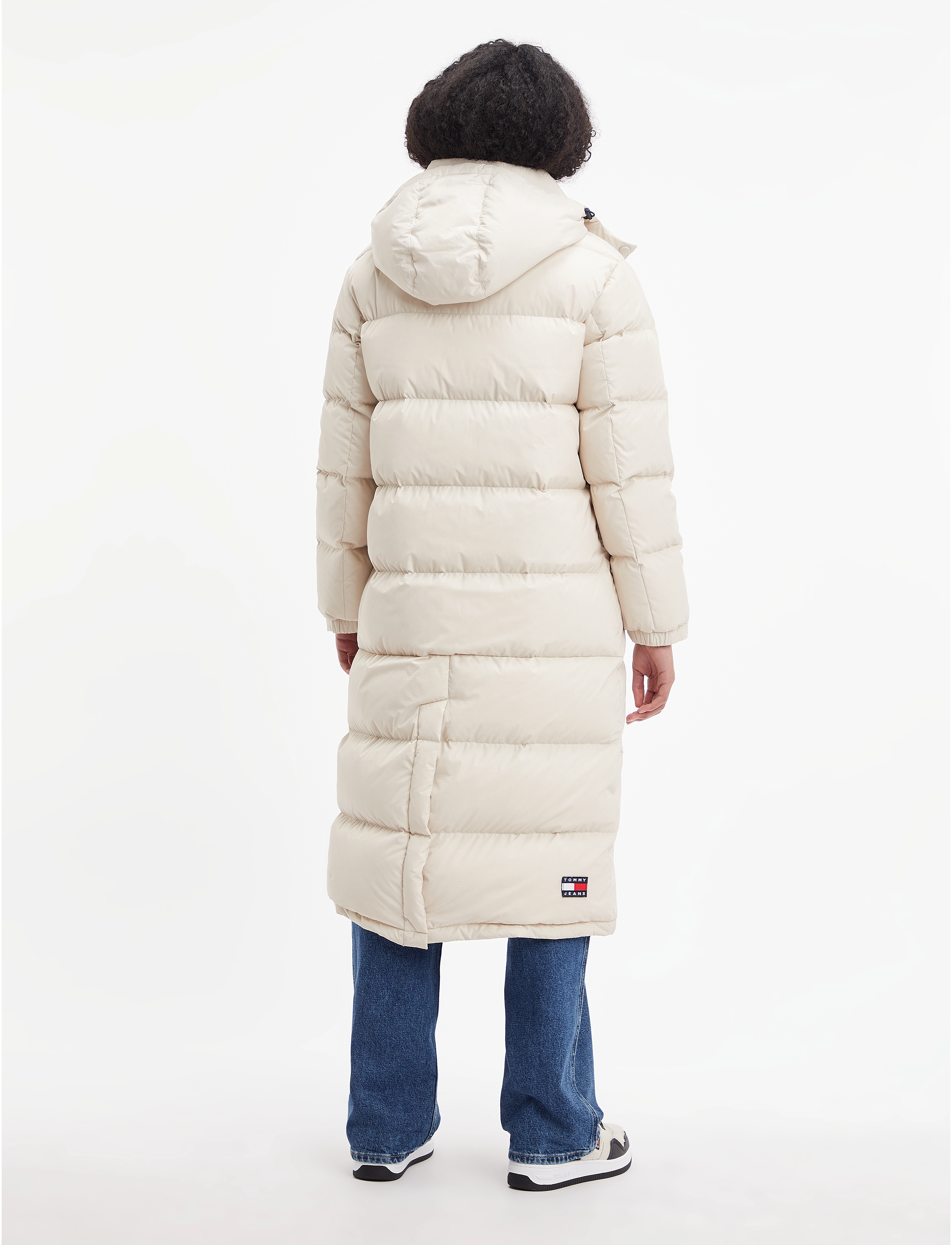 Tommy Jeans - TJW ALASKA LONG PUFFER - stony beige - 3