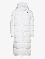 Tommy Jeans - TJW ALASKA LONG PUFFER - winter coats - white - 0