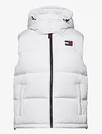 TJW ALASKA PUFFER VEST - WHITE