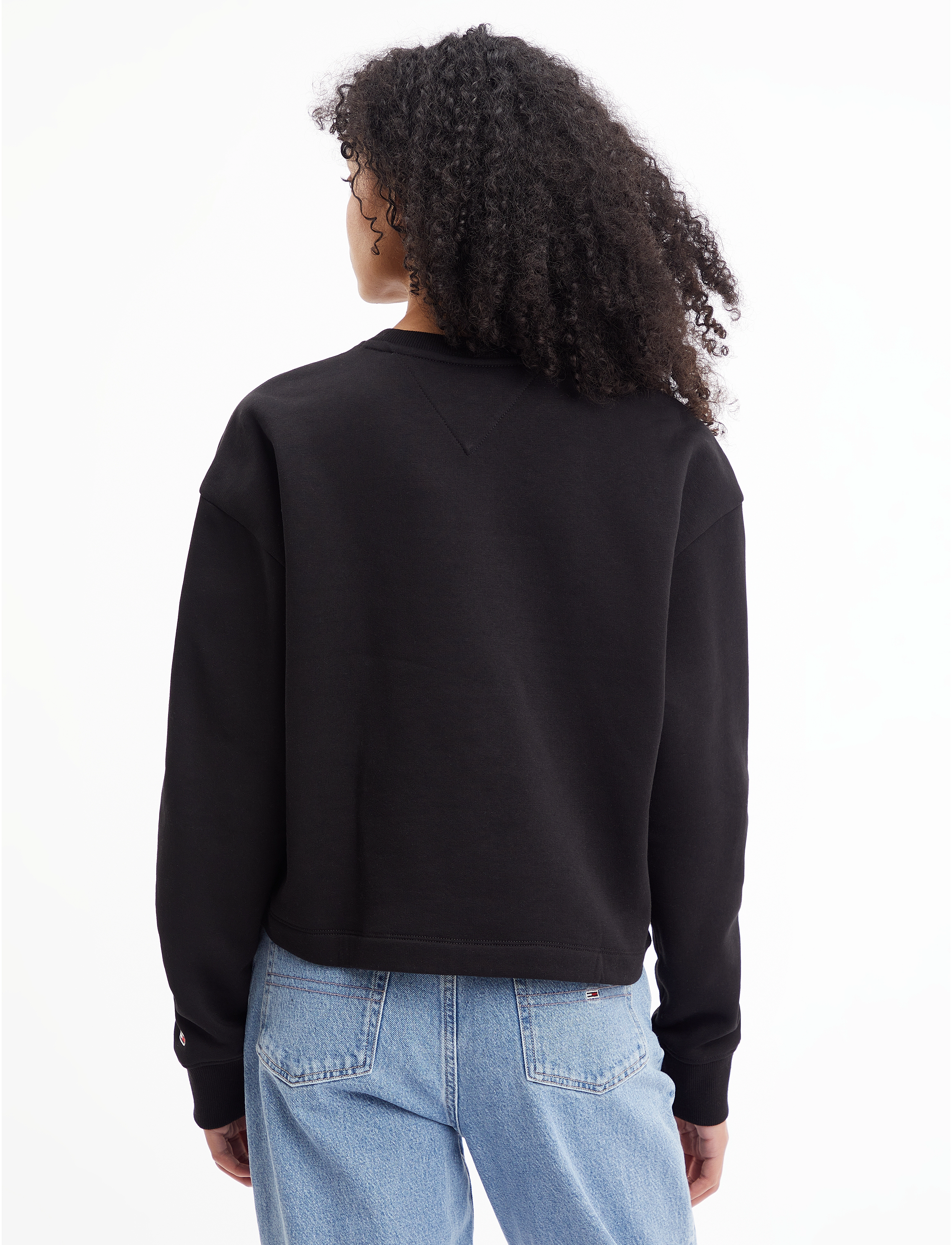 Tommy Jeans - TJW RLXD ESSENTIAL LOGO 1 CREW - black - 3