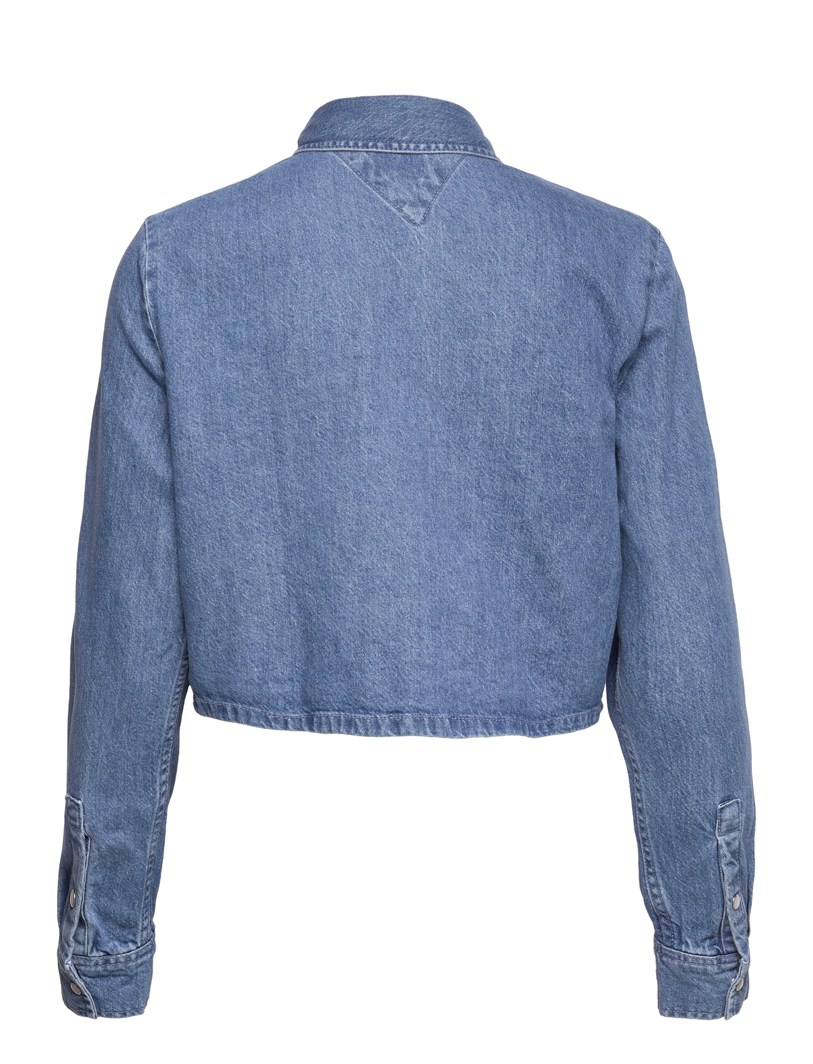 Tommy Jeans - TJW CROPPED DENIM SHIRT - denim medium - 1