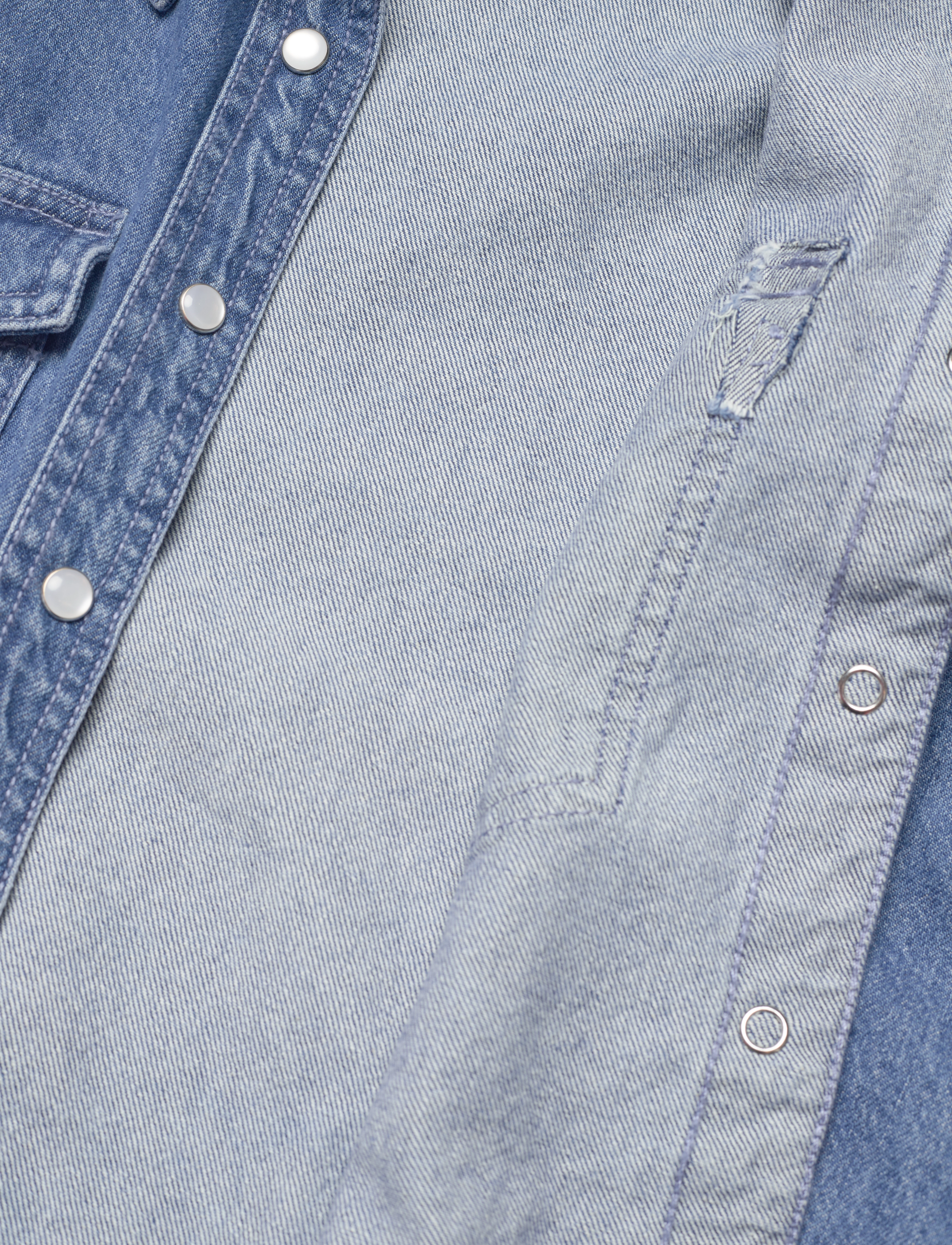 Tommy Jeans - TJW CROPPED DENIM SHIRT - denim medium - 5