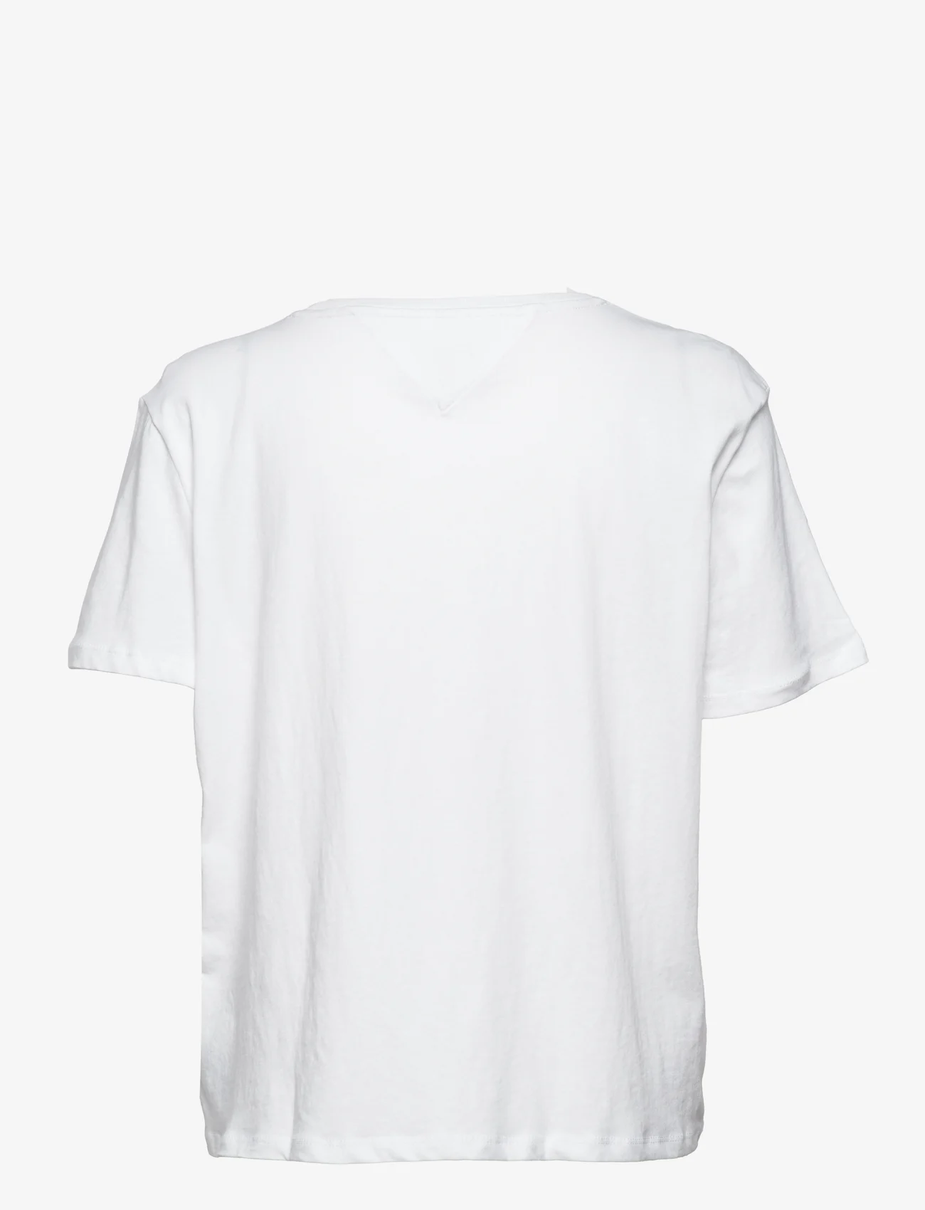 Tommy Jeans - TJW SOFT JERSEY TEE - t-shirts - white - 1