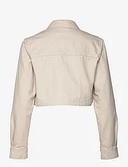 Tommy Jeans - TJW CROPPED HERRINGBONE JACKET - spring jackets - stony beige - 1