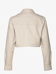 Tommy Jeans - TJW CROPPED HERRINGBONE JACKET - frühlingsjacken - stony beige - 1