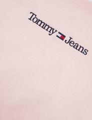 Tommy Jeans - TJW CLS SERIF LINEAR TEE - laveste priser - faint pink - 2