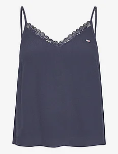 TJW ESSENTIAL LACE STRAPPY TOP, Tommy Jeans