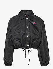 Tommy Jeans - TJW CROPPED COACH JACKET - light jackets - black - 0