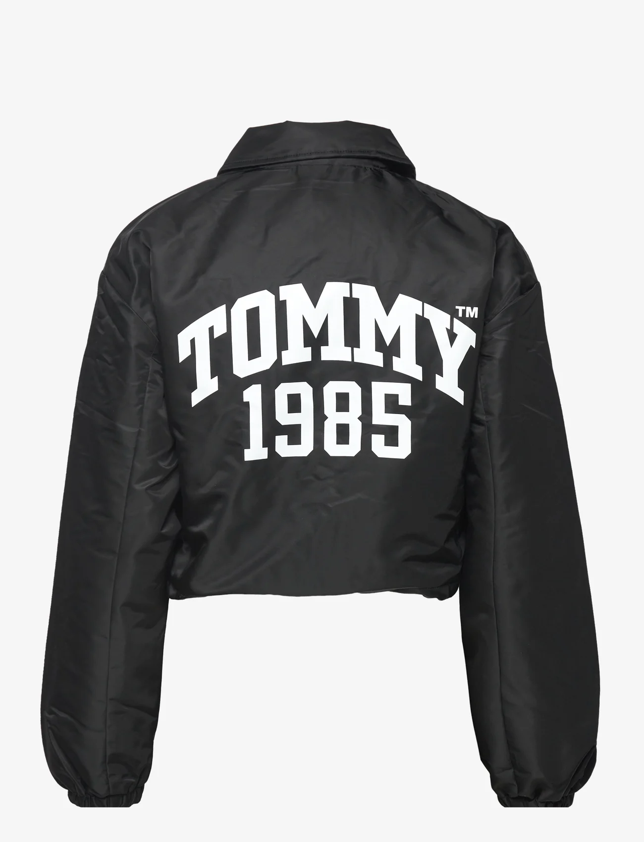 Tommy Jeans - TJW CROPPED COACH JACKET - leichte jacken - black - 1