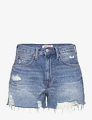 Tommy Jeans - HOT PANT SHORT BG0036 - džinsiniai drabužiai - denim medium - 0