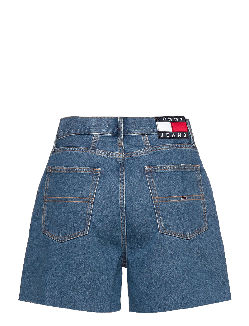 HOT Tommy Jeans Teal Denim Shorts Tommy Jeans Mom Short