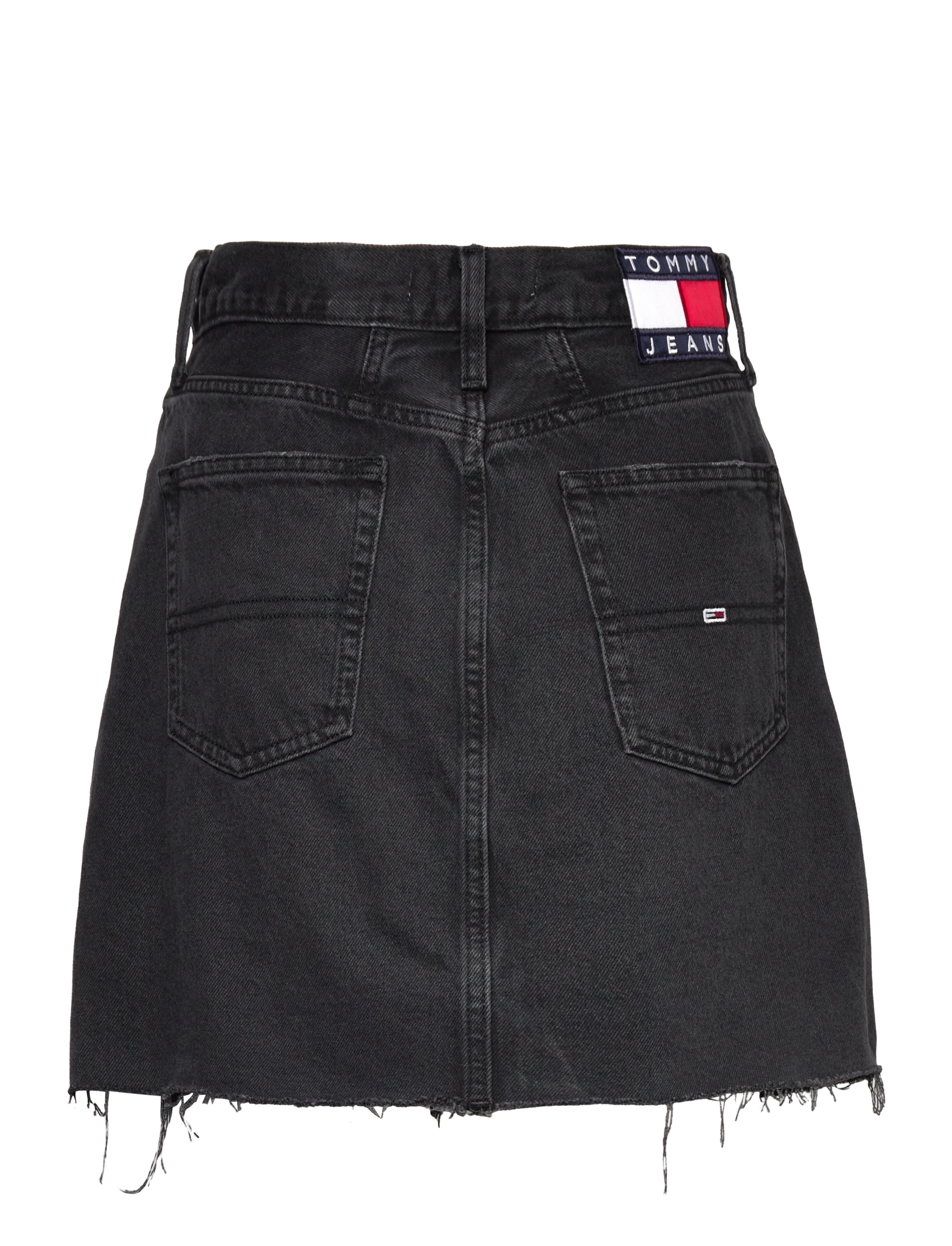 Tommy Jeans - MOM MID SKIRT BG0085 - denim black - 1