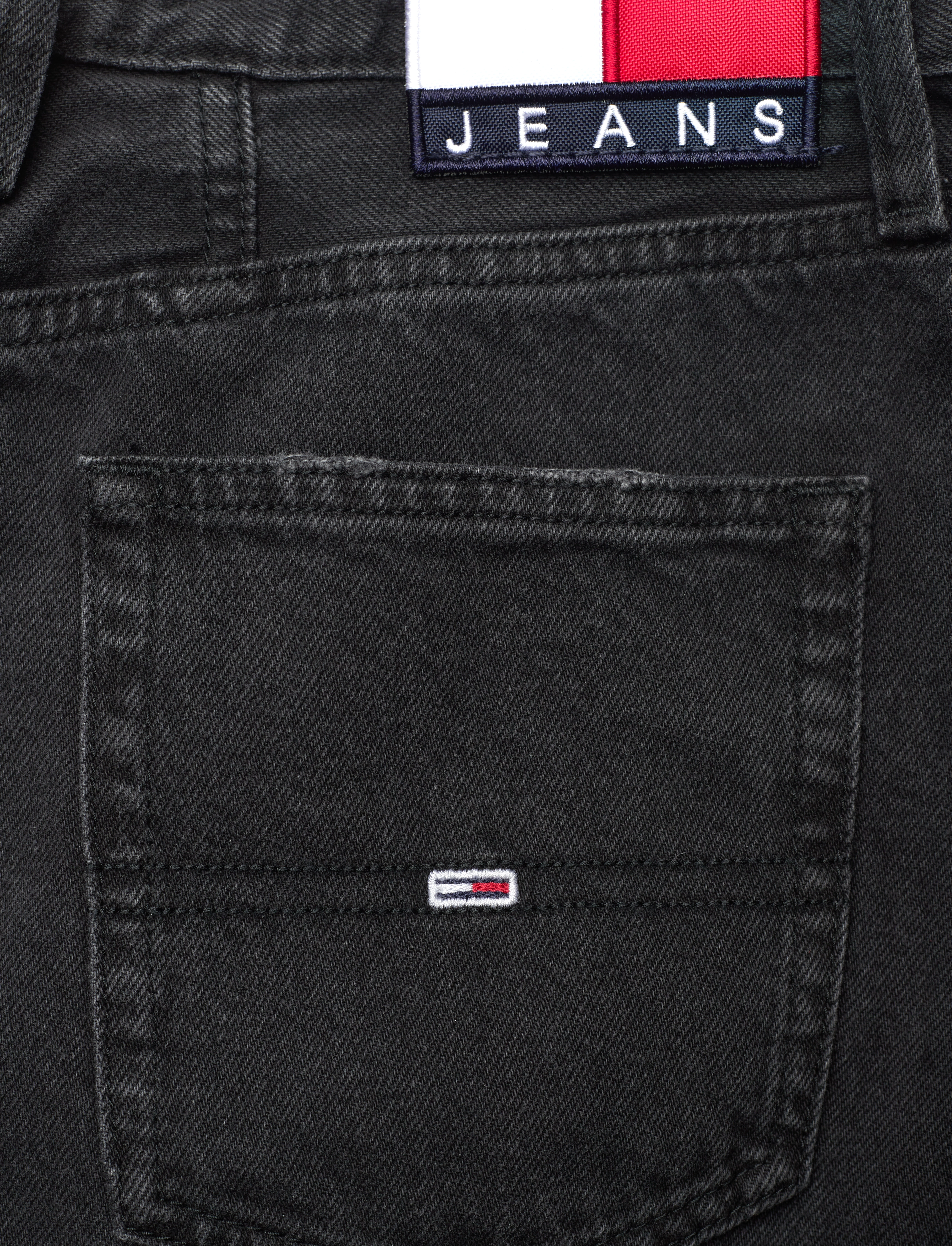 Tommy Jeans - MOM MID SKIRT BG0085 - denim black - 4