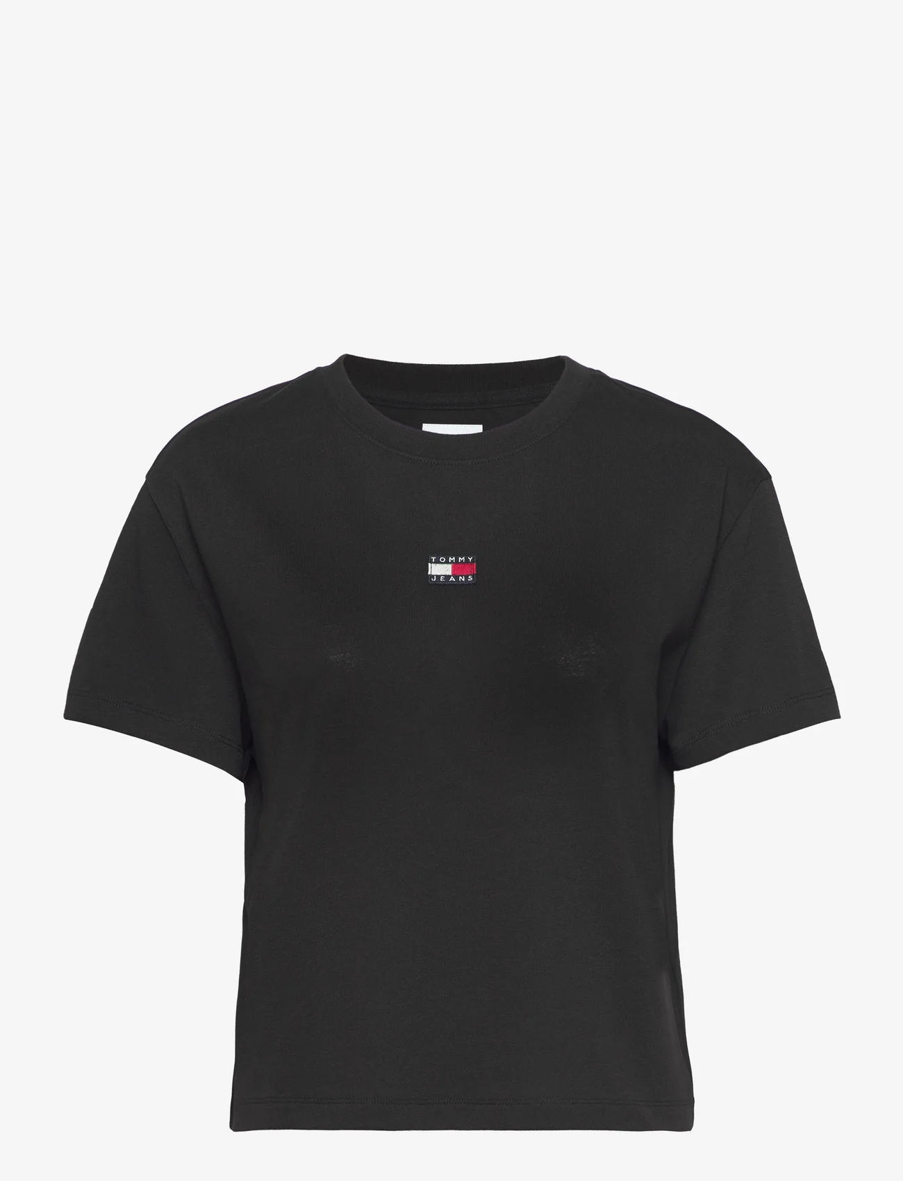 Tommy Jeans - TJW CLS XS BADGE TEE - lowest prices - black - 0