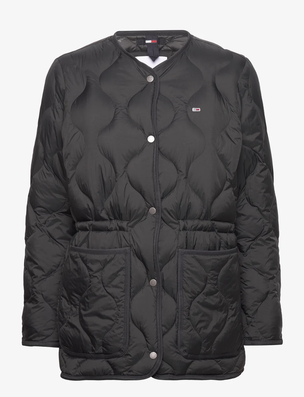 Tommy jeans quilted down coat bds black Clearance