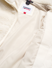 Tommy Jeans - TJW CASUAL SHERPA JACKET - kapuzenpullover - ancient white - 4