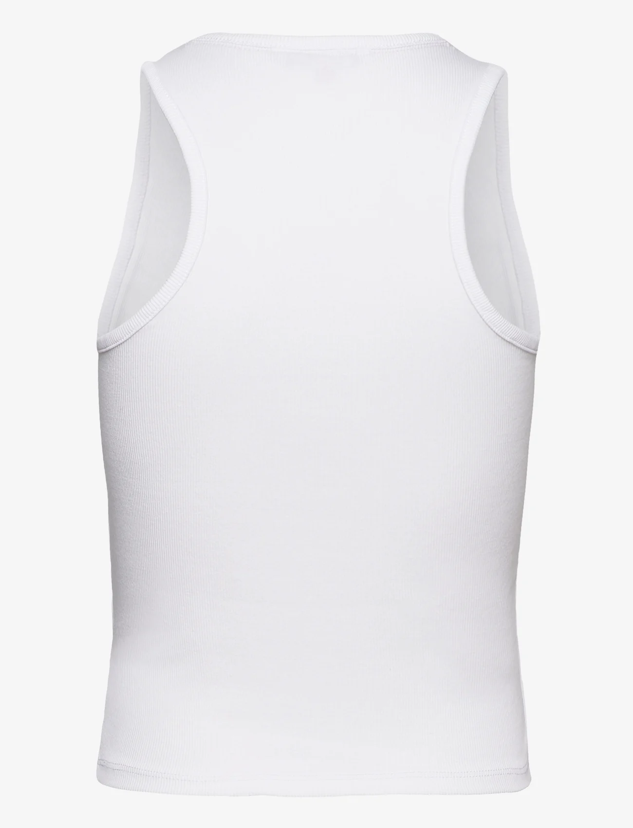 Tommy Jeans - TJW ESSENTIAL BUTTON RIB TANK - ermeløse topper - white - 1