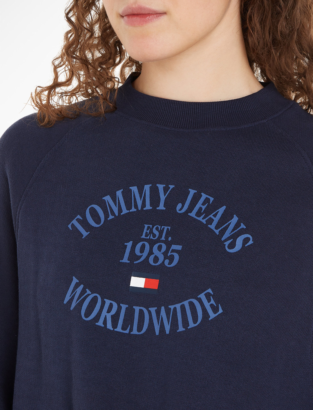 Tommy jeans 2025 crew crest sweater