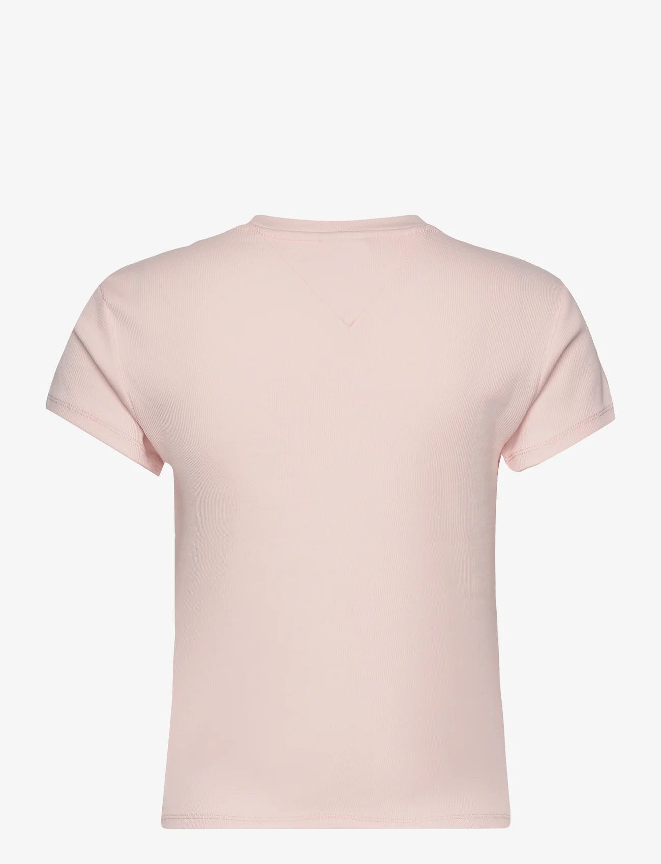 Tommy Jeans - TJW BABY TJ MIRROR TEE - t-shirts - faint pink - 1