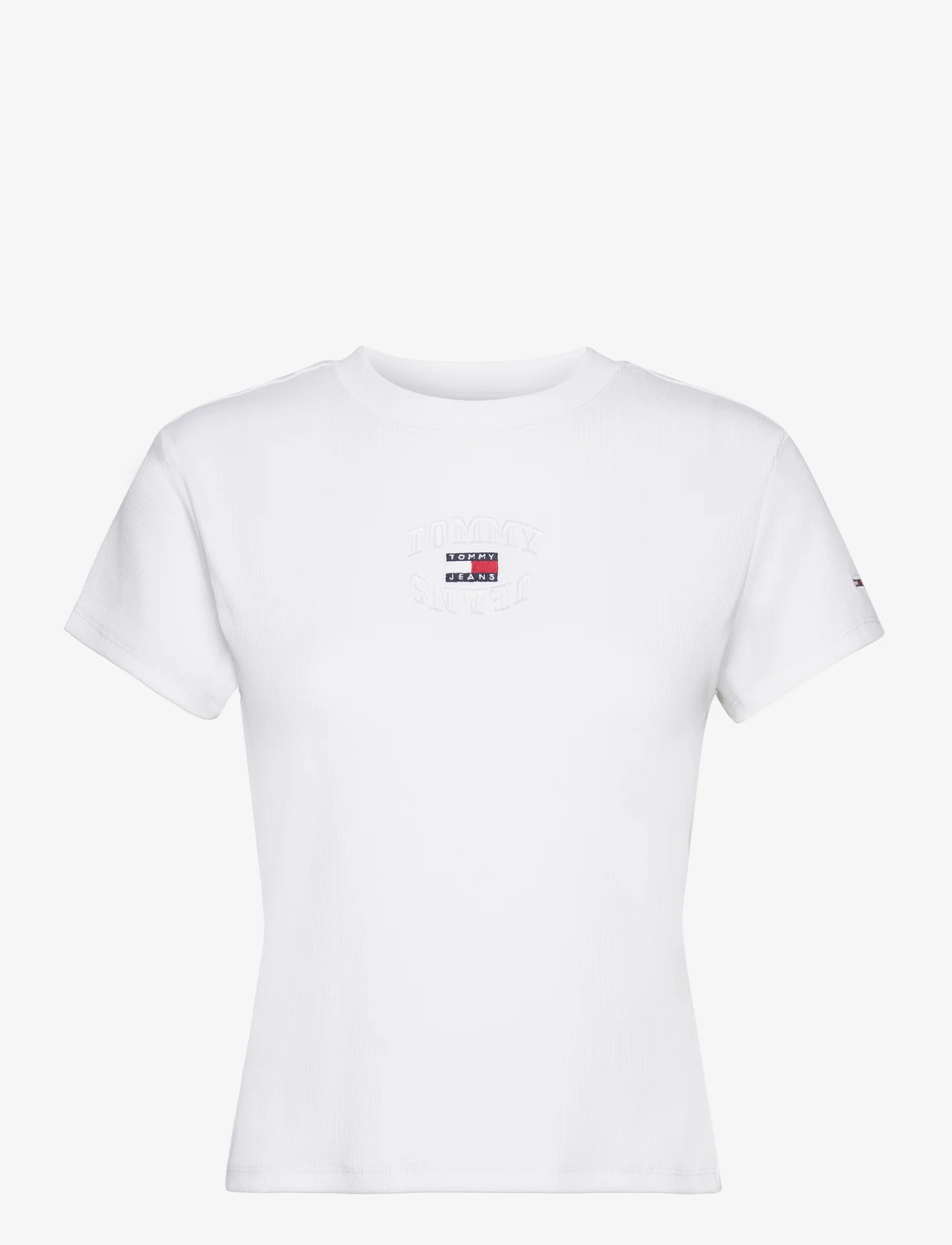 Tommy Jeans - TJW BABY TJ MIRROR TEE - lowest prices - white - 0