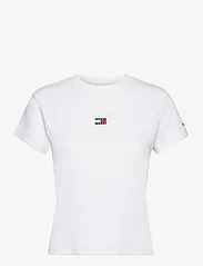 Tommy Jeans - TJW BABY TJ MIRROR TEE - t-shirts - white - 0