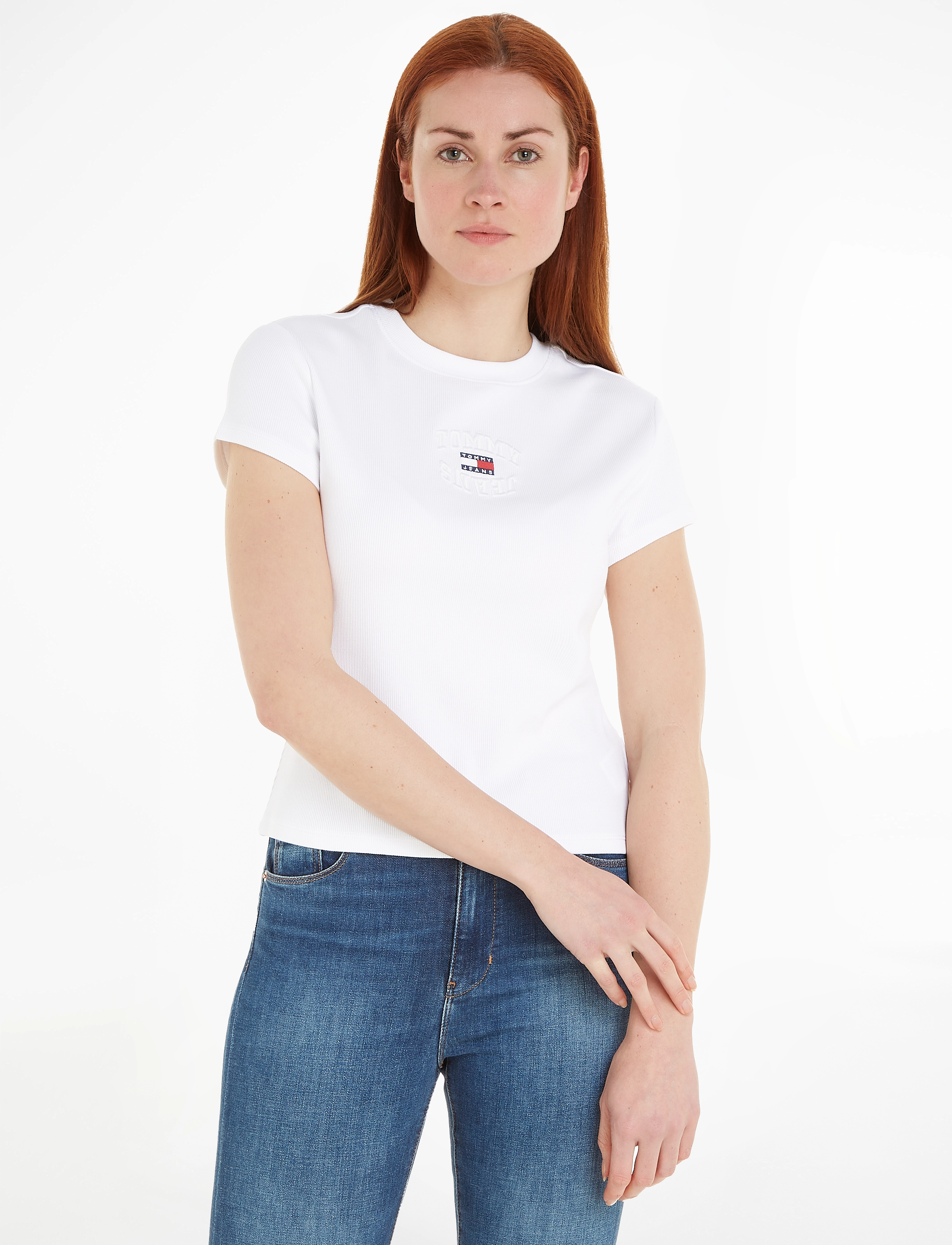 Tommy Jeans - TJW BABY TJ MIRROR TEE - white - 2