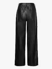 Tommy Jeans - TJW DAISY LR BAGGY PLEATHER PANT - peoriided outlet-hindadega - black - 1