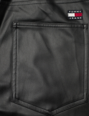 Tommy Jeans - TJW DAISY LR BAGGY PLEATHER PANT - festtøj til outletpriser - black - 5