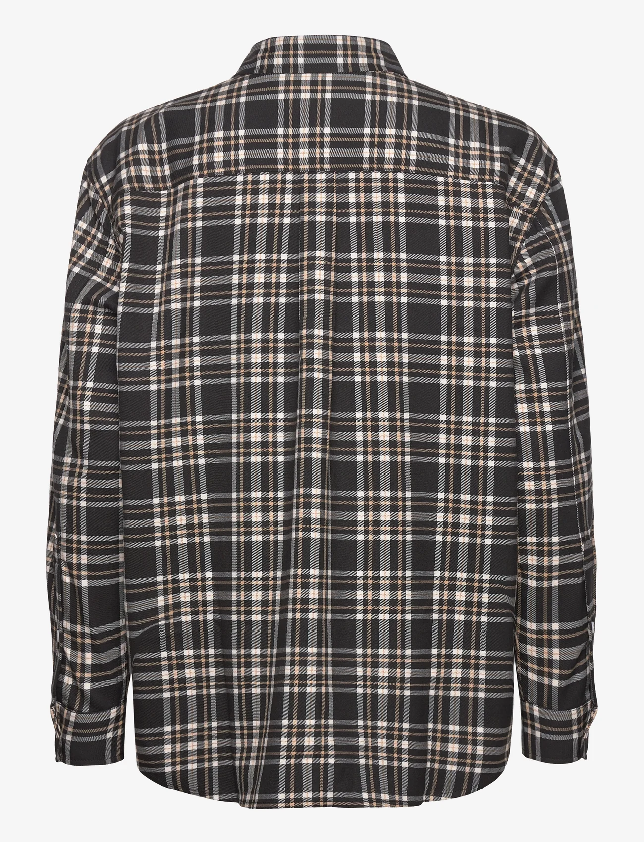 Tommy Jeans - TJW CHECK OVERSHIRT - women - black check - 1