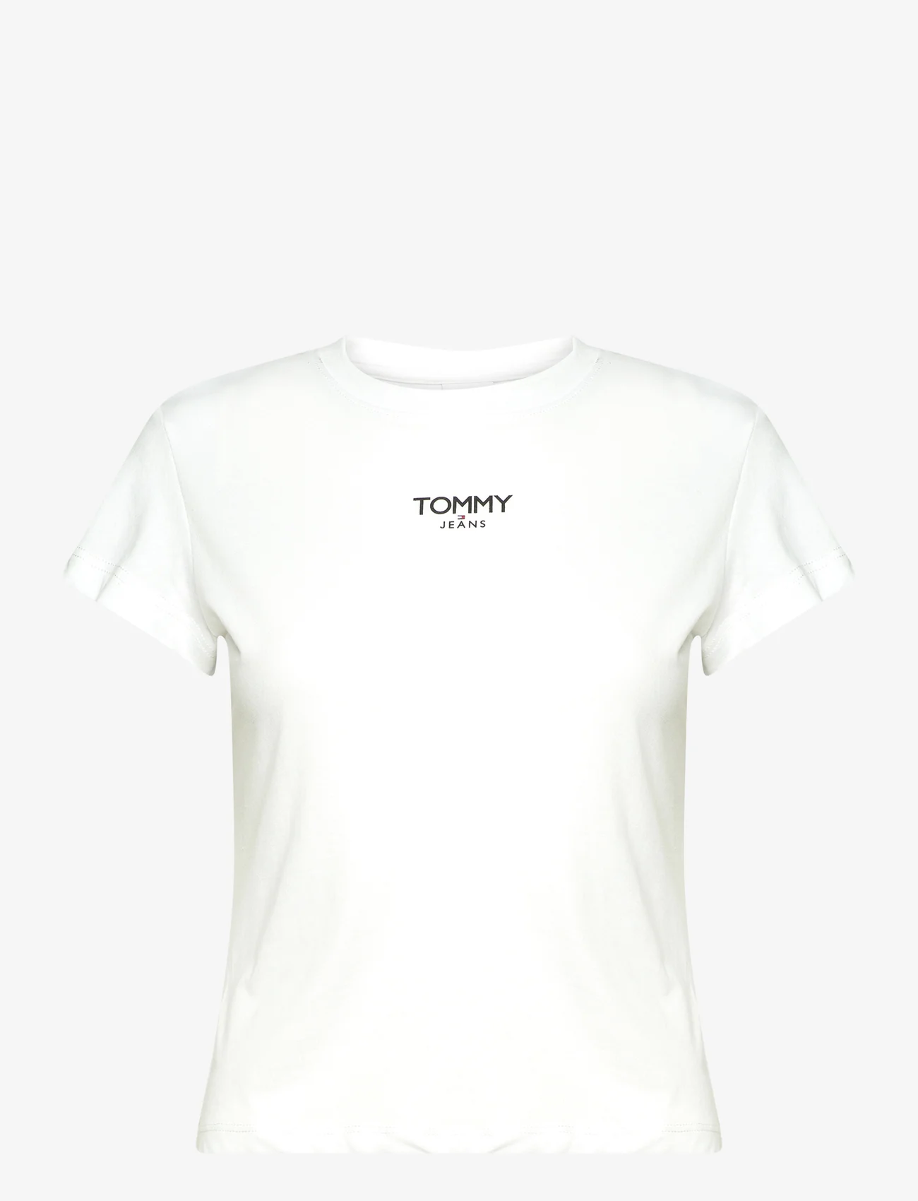Tommy Jeans - TJW BBY ESSENTIAL LOGO 1 SS - lägsta priserna - white - 0