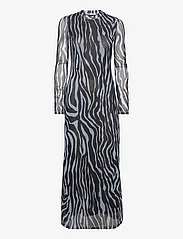 Tommy Jeans - TJW ZEBRA MAXI KNIT DRESS - maxi dresses - zebra aop - 0