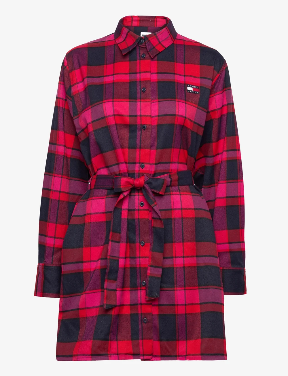 Tommy jeans check shirt deals