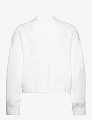 Tommy Jeans - TJW ESSENTIAL BADGE CARDIGAN - megzti drabužiai - ancient white - 1