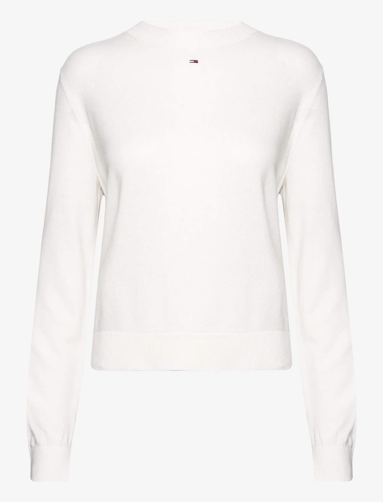 Tommy Jeans - TJW ESSENTIAL CREW NECK SWEATER - sweaters - ancient white - 0