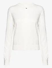 Tommy Jeans - TJW ESSENTIAL CREW NECK SWEATER - megzti drabužiai - ancient white - 0