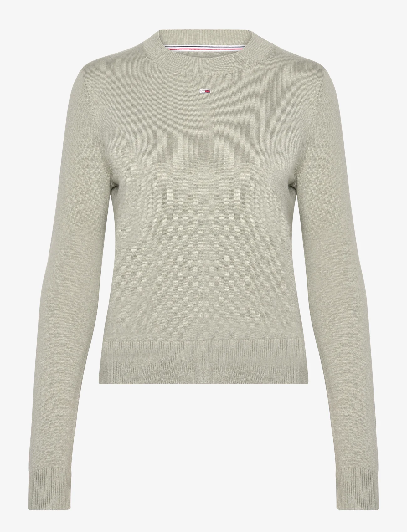 Tommy Jeans - TJW ESSENTIAL CREW NECK SWEATER - swetry - faded willow - 0