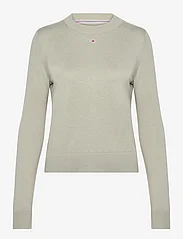 Tommy Jeans - TJW ESSENTIAL CREW NECK SWEATER - sviitrid - faded willow - 0