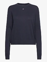 Tommy Jeans - TJW ESSENTIAL CREW NECK SWEATER - swetry - twilight navy - 0