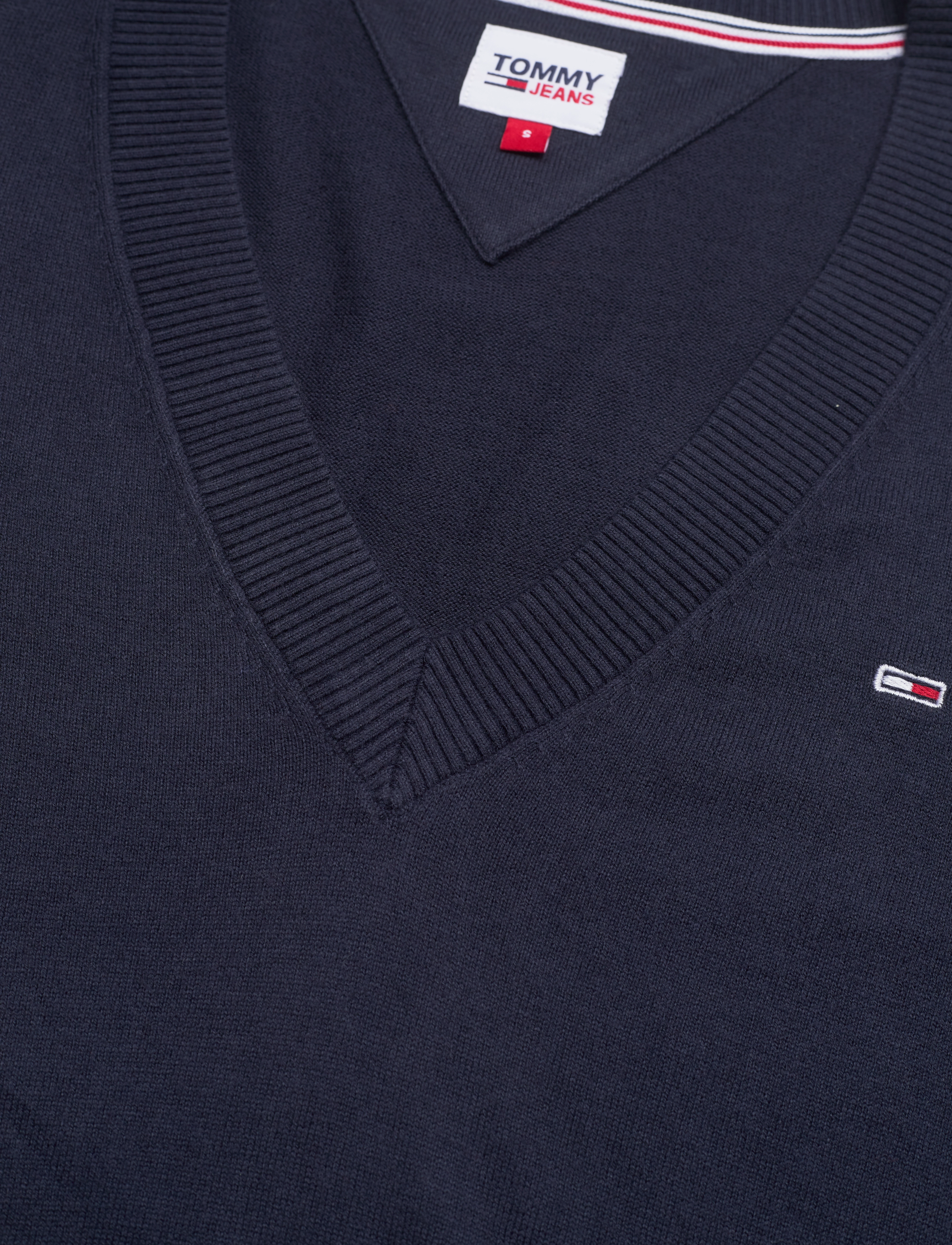 Tommy Jeans - TJW ESSENTIAL VNECK SWEATER - twilight navy - 2