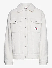 Tommy Jeans - TJW SHERPA JACKET - fuskepels - ancient white - 0