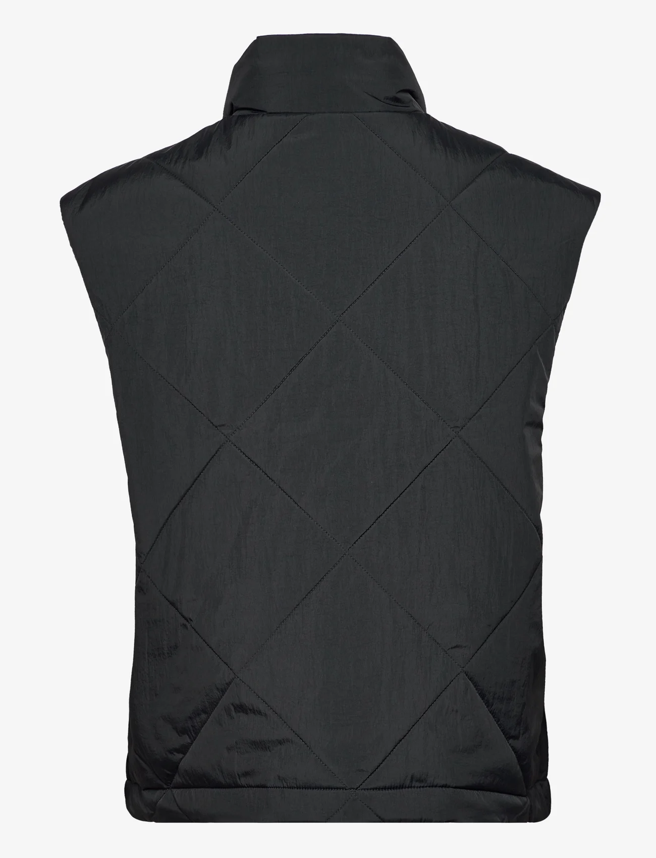 Tommy Jeans - TJW DIAMOND QUILT VEST - puffer vests - black - 1