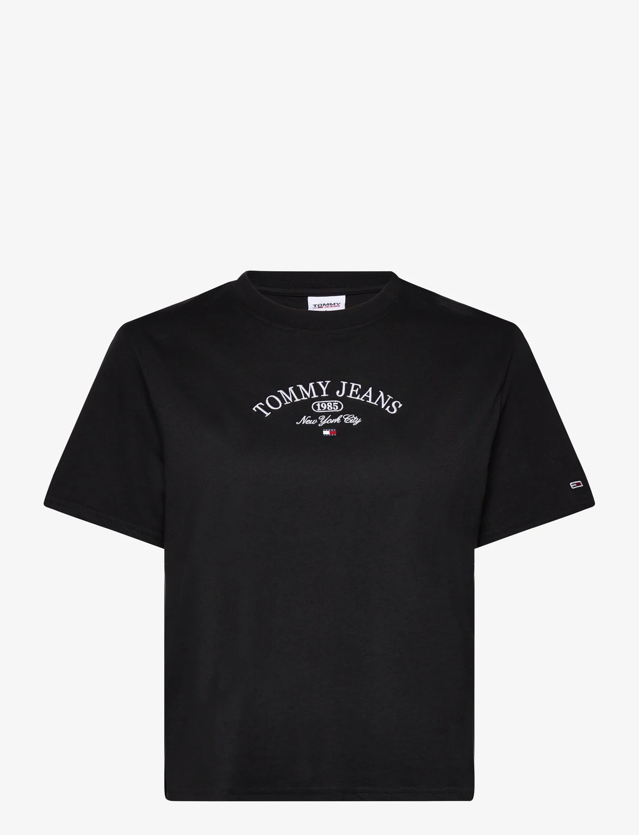 Tommy Jeans - TJW CLS LUX ATH SS - marškinėliai - black - 0