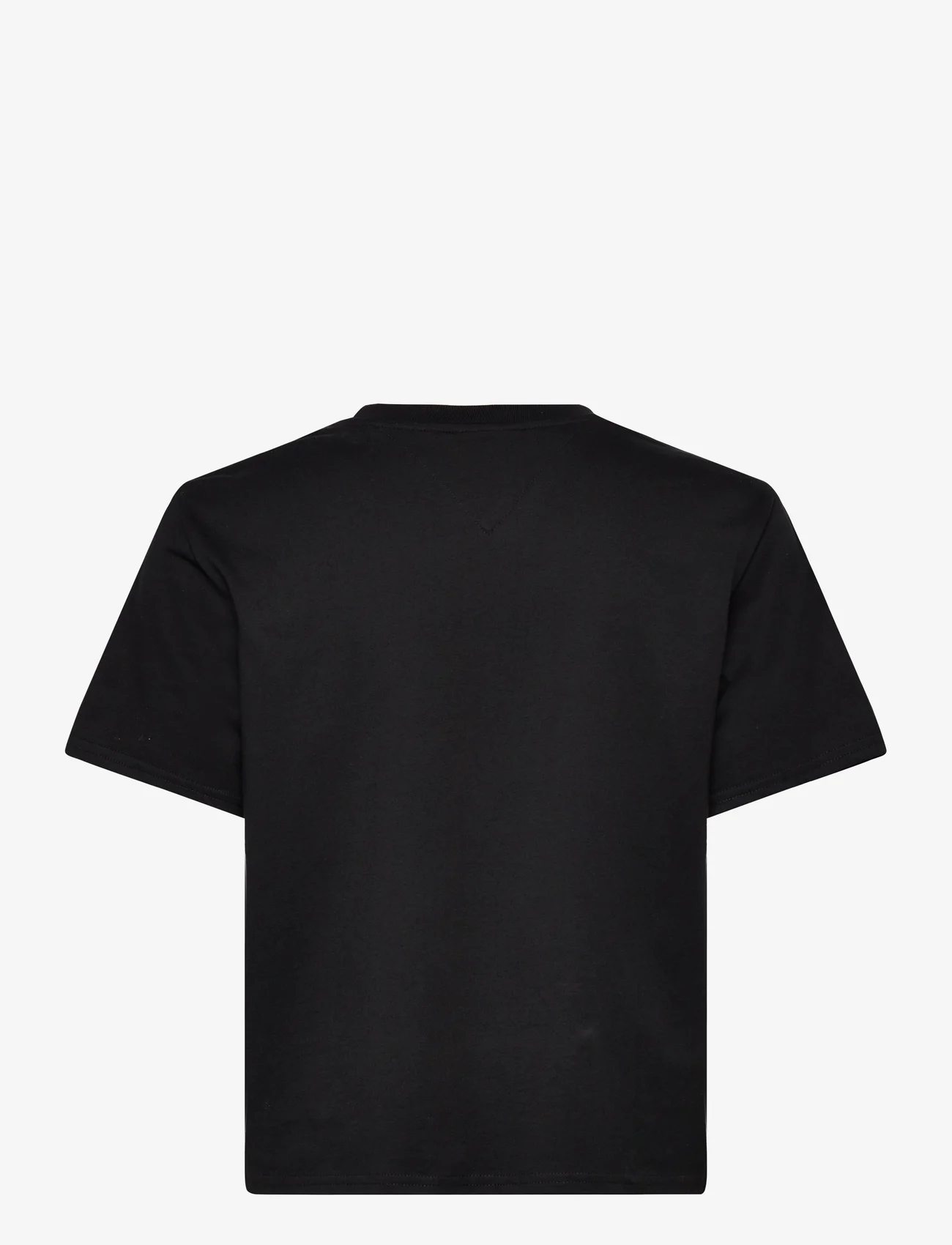 Tommy Jeans - TJW CLS LUX ATH SS - t-shirts - black - 1