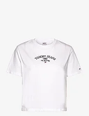 Tommy Jeans - TJW CLS LUX ATH SS - t-krekli - white - 0