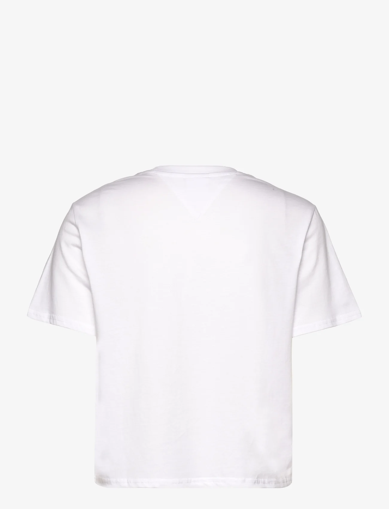 Tommy Jeans - TJW CLS LUX ATH SS - t-shirts - white - 1
